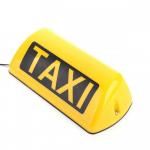 Taxi světlo na střechu auta s magnetem 29x12,5x10,5 cm - žluté