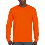 Tričko s dlhým rukávom Gildan Ultra - oranžové svietiace