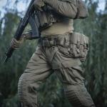 Opasek taktický M-Tac War Belt Armor - ranger green