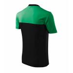 Tričko unisex Rimeck Colormix - černé-zelené