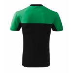 Tričko unisex Rimeck Colormix - čierne-zelené