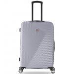 Cestovní kufr Tucci Tesoro 79 +  l - stříbrný