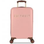 Cestovní kufr Suitsuit Fab Seventies 32 l - růžový-hnědý