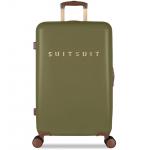 Cestovní kufr Suitsuit Fab Seventies 60 l - olivový-hnědý