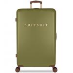 Cestovní kufr Suitsuit Fab Seventies 91 l - olivový-hnědý