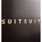Cestovný kufor Suitsuit Fab Seventies 91 l - čierny-hnedý