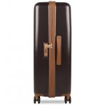 Sada 3 cestovních kufrů Suitsuit Fab Seventies - černá-hnědá