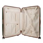Cestovní kufr Suitsuit Fab Seventies 91 l - zelený-hnědý