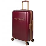 Cestovní kufr Suitsuit Fab Seventies 60 l - červený-hnědý