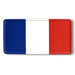 Ceduľa plechová Promex vlajka Francúzsko - farebná