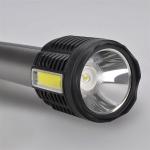Ručné nabíjacie svietidlo Solight 150 Li-Ion - strieborná-čierna
