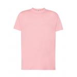 Pánske tričko JHK Regular - svetlo ružové-biele