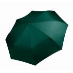 Mini skladací dáždnik Kimood Pongee - tmavo zelený