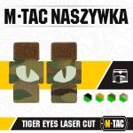 Nášivka M-Tac Tiger Eyes Laser Cut 2 ks - multicam