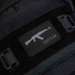 Nášivka M-Tac zbran AKM 7,62х39 - čierna-sivá