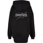 Šaty s kapucňou Dangerous DNGRS Invader Sweatdress - čierne