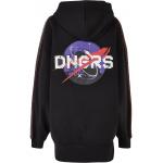 Šaty s kapucí Dangerous DNGRS Pulsar Sweatdress - černé