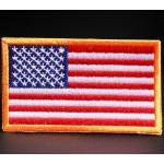 Nášivka nažehlovací vlajka USA 7x4 cm