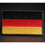 Nášivka nažehlovací vlajka Německo 7x4 cm - barevná