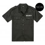Košile Brandit US Shirt Security 1/2 - černá