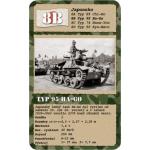 Karty Kvarteto H Military tanky - farebné