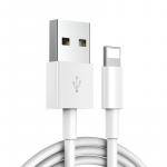 Kábel USB Lightning iPhone iPad 1m - biely