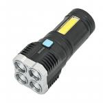 USB LED svietidlo dobíjacie L-S03 - čierna