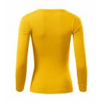 Tričko dámske Malfini Fit-T dlhý rukáv - žlté