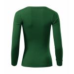 Tričko dámske Malfini Fit-T dlhý rukáv - tmavo zelené