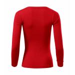 Tričko dámske Malfini Fit-T dlhý rukáv - červené