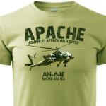 Tričko Striker Vrtuľník Apache AH-64E - olivové