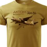 Tričko Striker Antonov AN-26 - béžové