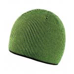 Čepice zimní CoFEE Stripe - zelená-černá