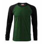 Tričko unisex Rimeck Street Long Sleeve - zelené-čierne