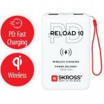 Powerbanka Skross Reload 10 Wireless Qi PD 10000mAh - bílá