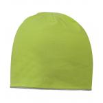 Zimní čepice CoFEE Contrasting Jersey - světle zelená-šedá