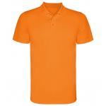 Pánská sportovní polokošile Roly Monzha - oranžová svítící
