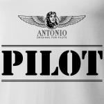 Tričko detské Antonio PILOT - biele