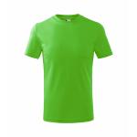 Tričko detské Malfini Basic - stredne zelené