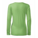 Tričko dámske Malfini Slim dlhý rukáv - zelené