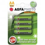 Batéria nabíjacia AA AgfaPhoto 2300mAh 4 ks
