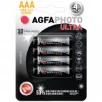Baterie alkalická AAA AgfaPhoto Ultra 4 ks