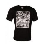 Tričko Gooses Croc Country - čierne