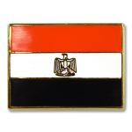 Odznak (pins) 18mm vlajka Egypt - barevný