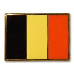 Odznak (pins) 18mm vlajka Belgicko - farebný