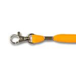 Kľúčenka na krk s karabínou Promex 1 cm - oranžová