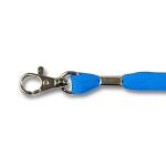 Kľúčenka na krk s karabínou Promex 1 cm - svetlo modrá