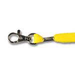 Kľúčenka na krk s karabínou Promex 1 cm - žltá