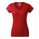 Tričko dámske Malfini Fit V-Neck - červené