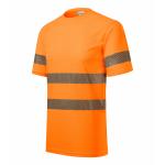 Tričko unisex Rimeck HV Dry - oranžové svietiace